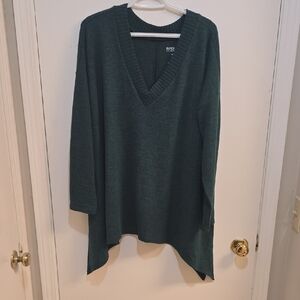 Torrid 2x Green V-Neck Women's Sweater